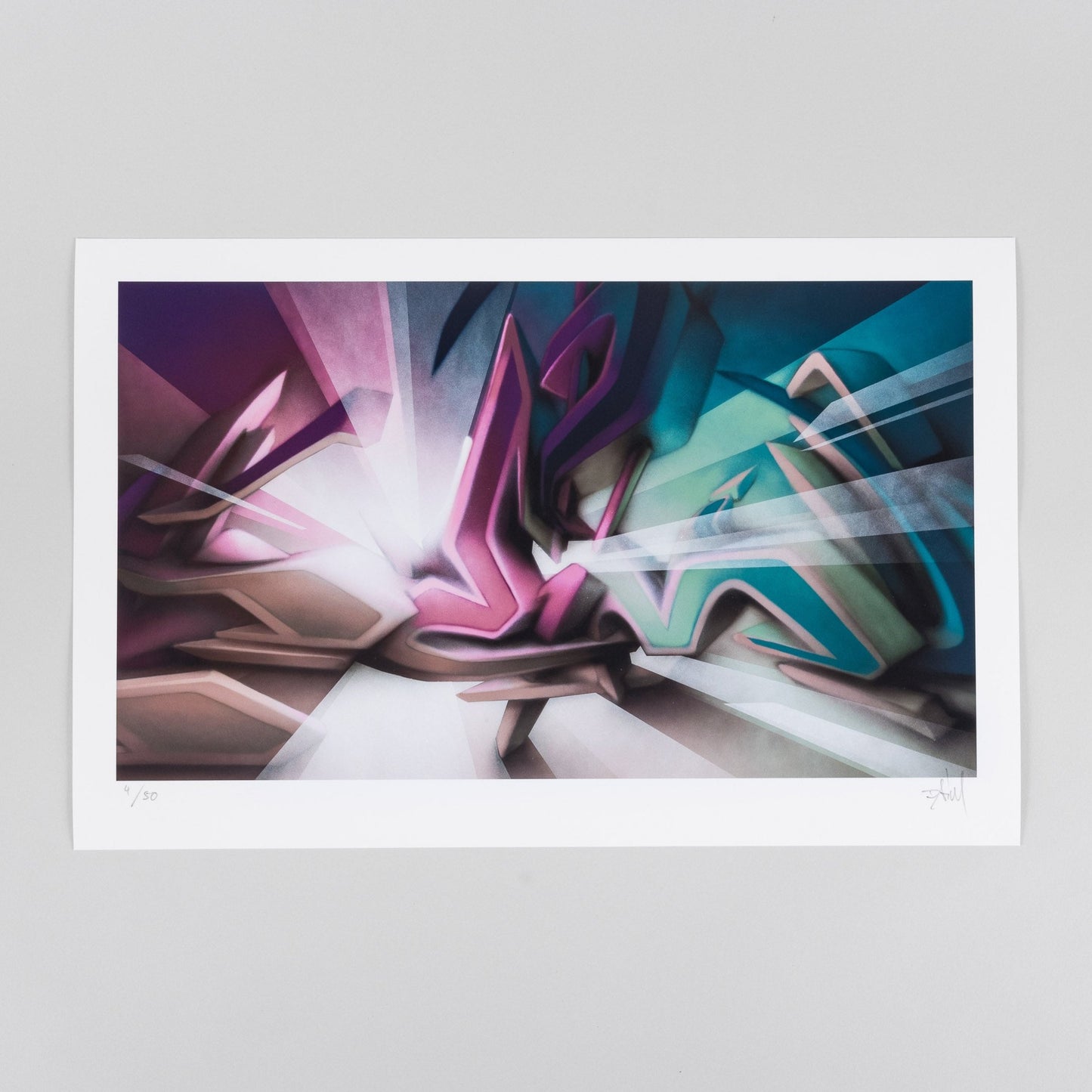 Dusty pink backlight FineArt Print