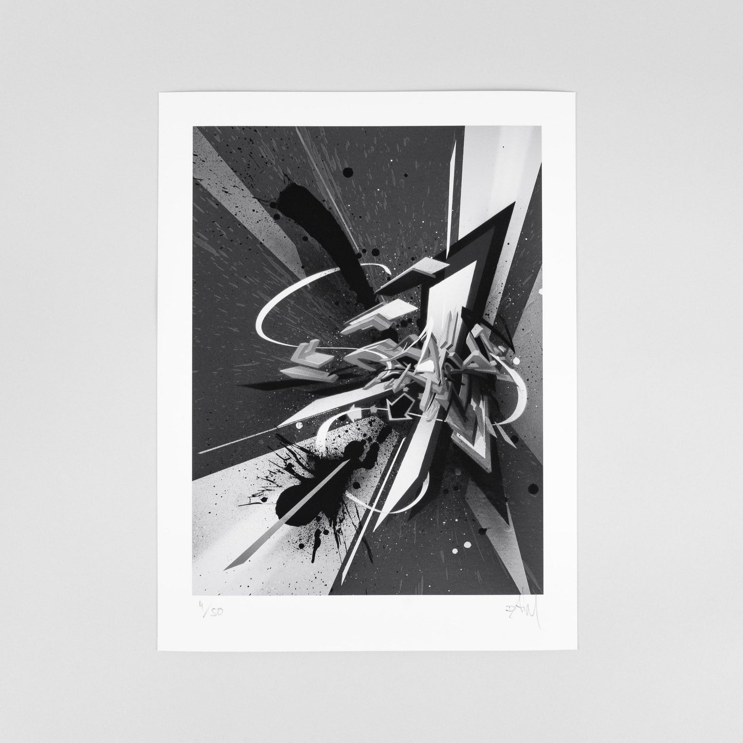 Backsplash Arrow explosion FineArt Print