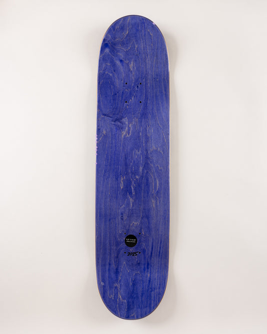 DAIM Skateboard  (The purple-stripe spraypaint edition)